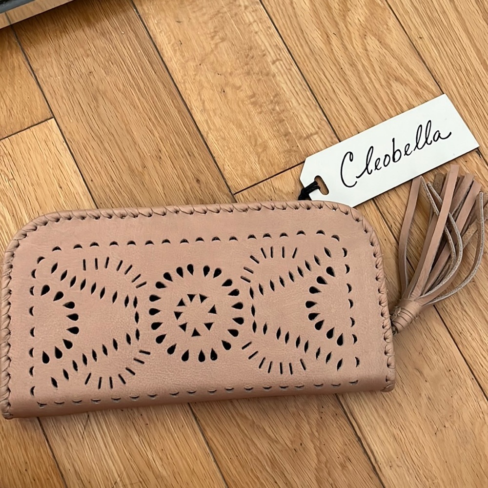Cleobella Leather Mexicana Zip Wallet